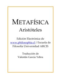 cover of the book Metafisica