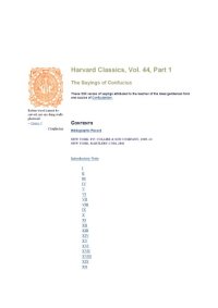 cover of the book Sayings of, Harvard Classics