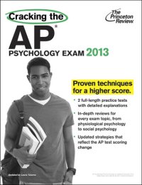 cover of the book Cracking the AP Psychology Exam, 2013 Edition