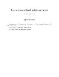 cover of the book Lectures on rational points on curves