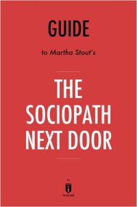 cover of the book The Sociopath Next Door: by Martha Stout