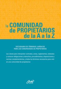 cover of the book La comunidad de propietarios de la A a la Z