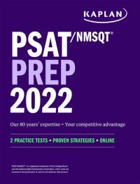 cover of the book PSAT/NMSQT Prep 2022: 2 Practice Tests + Proven Strategies + Online