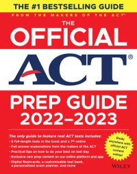 cover of the book The Official ACT Prep Guide 2022-2023