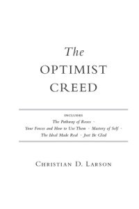 cover of the book The Optimist Creed