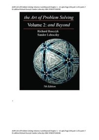 cover of the book The Art of Problem Solving, Vol. 2: And Beyond