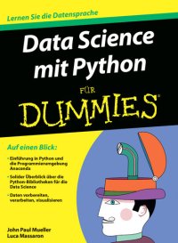 cover of the book Data Science mit Python fÃ¼r Dummies