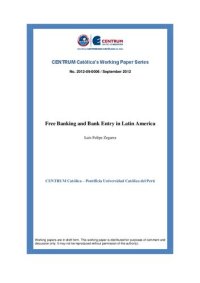 cover of the book Free Banking and Bank Entry in Latin America