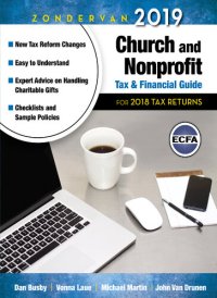 cover of the book Zondervan 2019 Church and Nonprofit Tax and Financial Guide: For 2018 Tax Returns