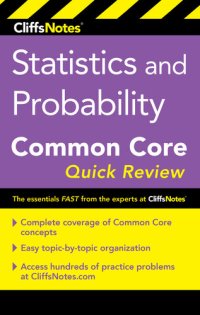 cover of the book CliffsNotes Statistics and Probability Common Core Quick Review