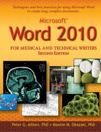 cover of the book Microsoft Word 2010 for Medical and Technical Writers