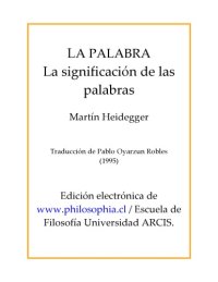 cover of the book La significacion de las palabras