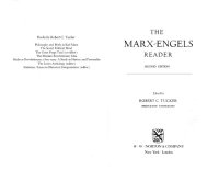 cover of the book The Marx-Engels Reader