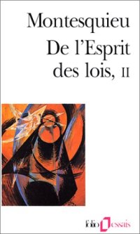 cover of the book De l'esprit des lois, tome 2 