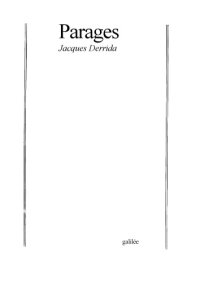 cover of the book Parages 