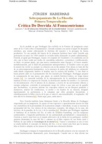 cover of the book Crîtica de Derrida al fonocentrismo