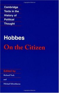 cover of the book Hobbes: On the Citizen 