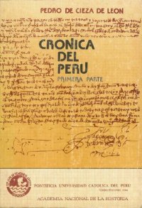 cover of the book Crónica del Perú. Primera Parte [1553]