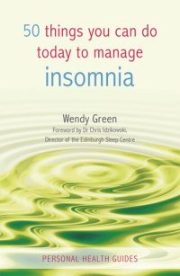 cover of the book 50 Things You Can Do Today to Manage Insomnia