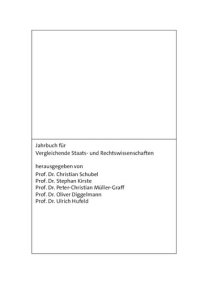 cover of the book Jahrbuch für Vergleichende Staats- und Rechtswissenschaften – 2022