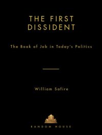 cover of the book The First Dissident: The Book of Job in Today's Politics