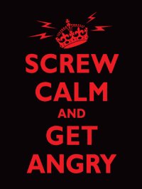 cover of the book Screw Calm and Get Angry