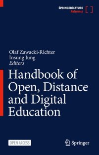 cover of the book Handbook of Open, Distance and Digital Education