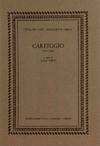 cover of the book Carteggio (1902-1953)