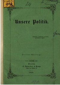 cover of the book Unsere Politik