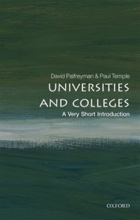 cover of the book Universities and Colleges: A Very Short Introduction