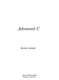 cover of the book Advanced C