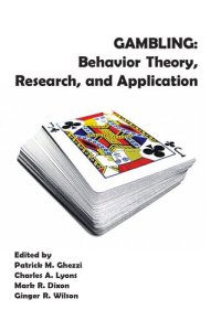 cover of the book Gambling: Behavior Theory, Research, and Application