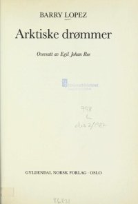 cover of the book Arktiske drømmer