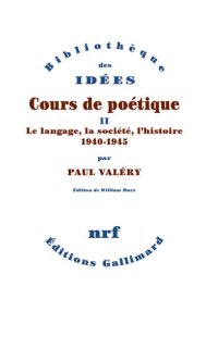 cover of the book Cours de poétique