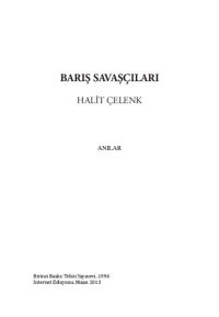 cover of the book BARIŞ SAVAŞÇILARI