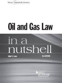 cover of the book Oil and Gas Law in a Nutshell