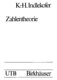 cover of the book Zahlentheorie: Eine Einführung