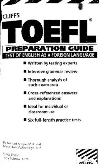 cover of the book TOEFL. Preparation guide