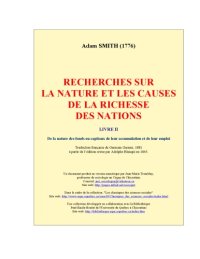 cover of the book Richesse des Nations