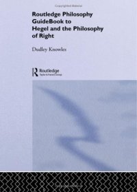 cover of the book Routledge Philosophy GuideBook to Hegel and the Philosophy of Right 