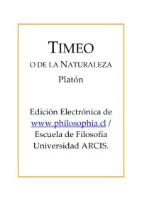 cover of the book Timeo