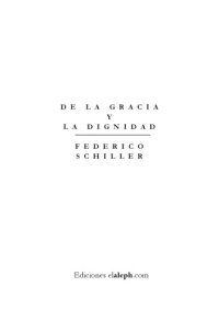 cover of the book De la gracia y la dignidad