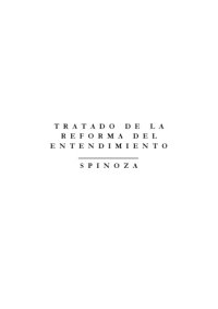 cover of the book Tratado de la reforma del entendimiento