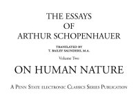 cover of the book Essay 2 - On Human Nature