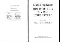 cover of the book Hölderlin's Hymn "The Ister" 