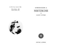 cover of the book Introduzione a Nietzsche