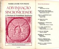 cover of the book ADIVINHAÇÃO E SINCRONICIDADE A Psicologia da Probabilidade Significativa