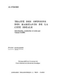 cover of the book Traité des opinions des habitants de la cité idéale