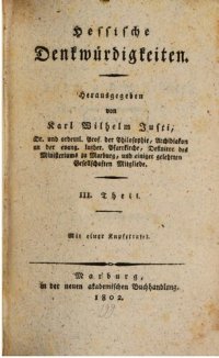 cover of the book Hessische Denkwürdigkeiten