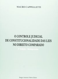 cover of the book Controle Judicial de Constitucionalidade das Leis no Direito Comparado